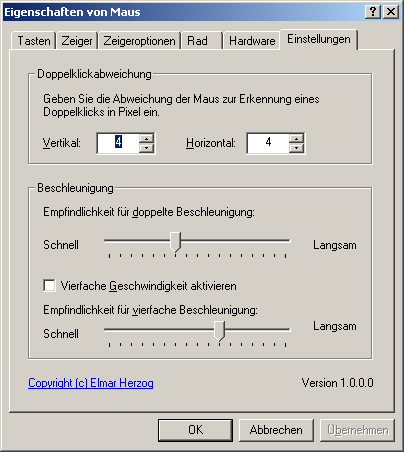 Eigenschaften der Maus